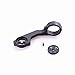 Koroao Sports Bike Out-Front Mount Set for Edge 25 200 500 510 520 800 810 1000 GPS and Gopro Hero and Sony Action Cameras (Black, for Gopro Hero 2 3 3+ 4)