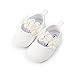 HsdsBebe 2pcs/Set Newborn Baby Girl Princess Mary Jane Shoes Toddler Infant Wedding Dress Flat Shoes with Free Headband