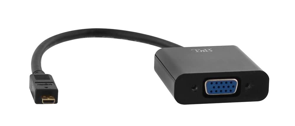 T 'nB MIHDMIVGA Micro HDMI to VGA Adapter-Black