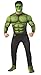 Rubie's Men's Marvel Avengers: Endgame Deluxe Hulk Costume and Mask, As Shown, Extra-Large