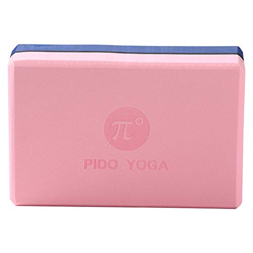 wwww pido Yoga Blocks High Density EVA Foam Blocks, Lightweight and Odor Resistant, Non-Slip Surface for Yoga, Pilates, Meditation