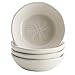 Ayesha Curry 47509 Bowl Set Stoneware Ramekins, Dipping Cups, 4 Piece, French Vanilla