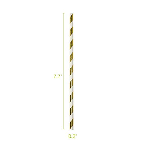 Pepional 100PCS Papier Strohhalme Biologisch Abbaubare Bunte Papier Trinkhalme Einweg-Strohhalme Für Geburtstag… – Bild 4