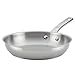 Ayesha Curry Home Collection Stainless Steel Frying Pan / Fry Pan / Stainless Steel Skillet - 10 Inch, Silver