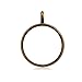 10 Open Back Bezel Pendants - Round 20mm Antique Bronze Frames for Resin, Polymer Jewelry Making