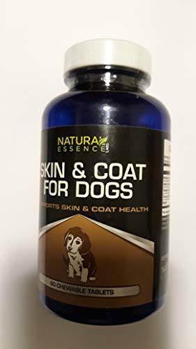 Dog Supplements : Supports Skin & Coat Health :: Contains All-Natural Ingredients:: Designed for Large and Small Canines :: 60 Tablets per Bottle :: Natural Essence Labs