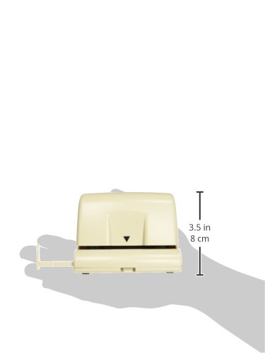 Master EP210 Electric Hole Punch; Punches Up To 12 sheets of 20 lb Paper; Punches Standard 2-hole Pattern with 2 3/4 Centers; 1/4 Hole Diameter