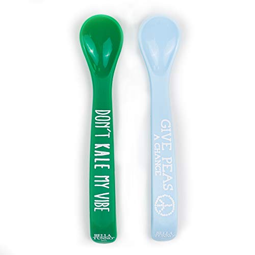 Bella Tunno Wonder Spoon 2 Pack - Kale My Vibe/Peas, Multi