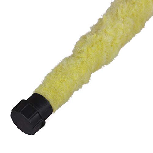 Tralntion Saxophone Cleaning Brush Alto Tenor Soprano Saxophone Woodwind Instrument Soft Durable Cleaner Pad Saver