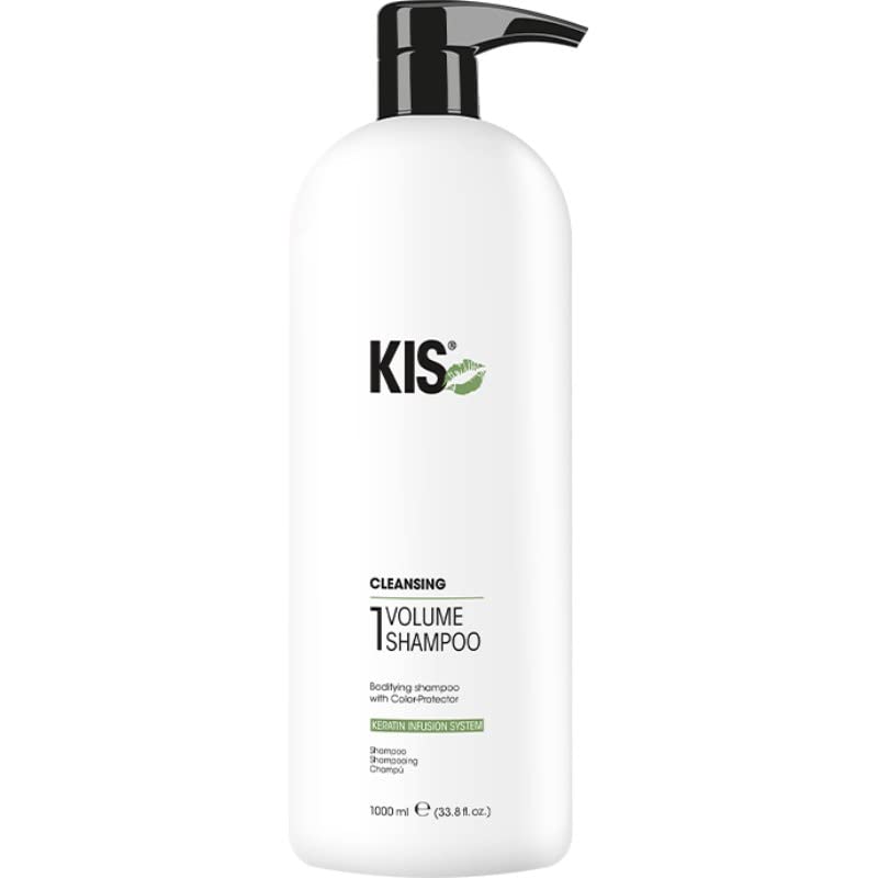 KIS Cleansing Volume Shampoo - 1000 ml - Animal Friendly & Sustainable - Keratin Infusion System - Oily Hair