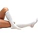 Truform Surgical Stockings, 18 mmHg Compression for Men and Women, Knee High Length, Closed Toe, White, X-Large