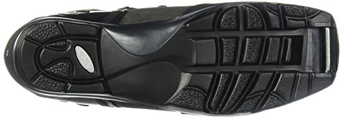 Alpina BC-1550 Back-Country Nordic Cross-Country Ski Boots, for use with NNN-BC Bindings, Black/Silver, 42