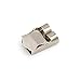 JewelrySupply Bolo Slide Lock Back 20x16mm Silver Color (1-Pc)