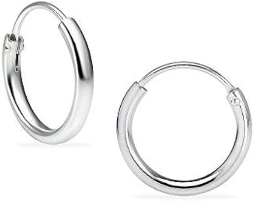Amazon Com 925 Sterling Silver Comfort Fit Tiny 10mm Small