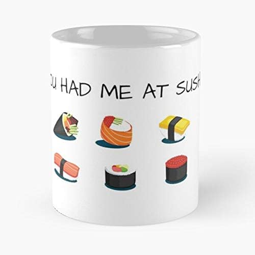 Amazon Com Kawaii Drawing Yum Kawaii Sushi Sushi Funny Cute Cartoon Anime Lol Best Mug Holds Hand 11oz Made From White Marble Ceramic Coffee Cups Mugs