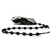 Caterpy RUN - Ultimate No Tie Shoelaces for Adults & Kids - Versatile & Easy-to-Use Shoe Laces - Jaguar Black, Standard, Single Pack