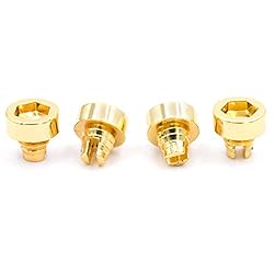 RTRHINOTUNING 100PCS Gold Wheel Rim Lip Rivets Nuts