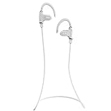 SenboweTM Bluetooth 4.0 Double Ear Peices with Clear Voice and Noise Cancellation Portable Wireless Stereo Outdoor Sports/Running &Gym/Hiking/Exercise Bluetooth Earbuds Headphones Headsets/Microphone for iPhone 6 5S 5C 5 4S 4, iPods,HTC One,One mini, One mini 2,iPad Mini, Samsung Galaxy Note 3, Note 2, S5 S4, S3, S2,LG Optimus,LG G3,G2,MOTO X,Most Android Smart Phones and Tablets and other Bluetooth-enabled tablets (White)