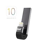 Leef iBridge 3 - iPhone Flash Drive 64GB (Black) - Expanded Memory for iPhone and iPad