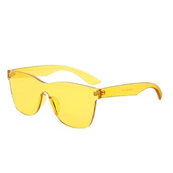 HighPlus Women One Piece Lens Casual Pure Candy Color