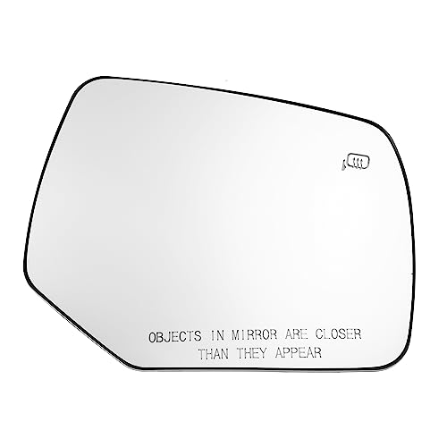 Photo 1 of X AUTOHAUX Car Rearview Right Side Heated Mirror Glass for Ford Escape 2010-2012 2.5L L4 AL8Z17K707E Replacement Heated Mirror Glass with Backing Holder