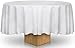Utopia Kitchen 90 Inches Round Tablecloth - 100 Percent Polyester - Professionally Hemmed Edges