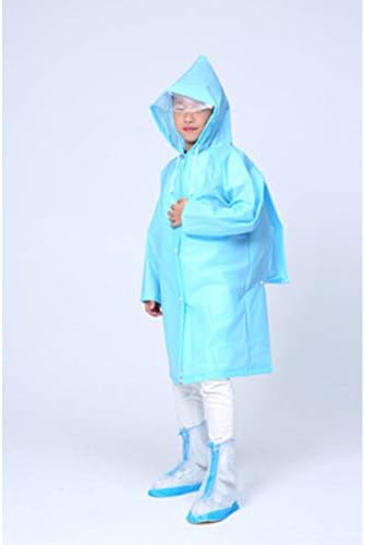 レインコートポンチョレインギア ファッション子供evaレインコートホワイトバックパック子供に学校の透明な帽子ひさし遊び水男の子と女の子 市販
