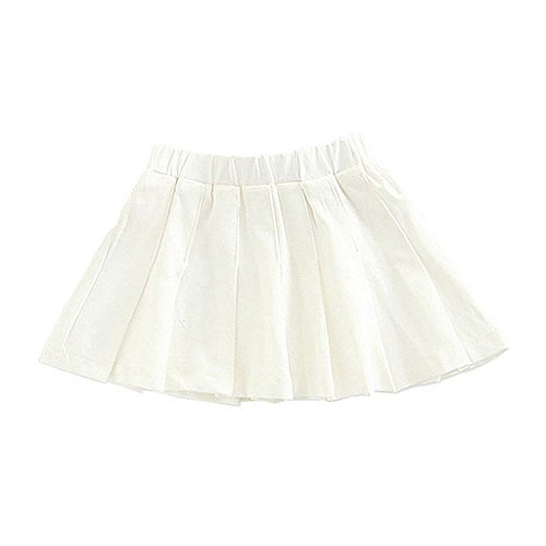 Baby Girls Tennis Skirt Toddler Kids Outfits White Skirt 3T/4T