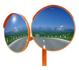 50 Off ナックケイエス 丸型カーブミラー 2面鏡 500f ポール付き アクリル製 道路反射鏡 B00u8f6u4m 注目ブランド Kallik Is