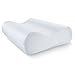 Contour Memory Foam Pillow w/ Cooling Gel by PharMeDoc - Orthopedic Bed Pillow incl. Removable Pillow Cover, Contour Design
