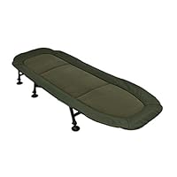 AMENITIES DEPOT 6-Leg Outdoor Folding Bedchair Chaise Lounge Beach Camping Bed Cot(202050A)