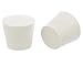 6 Pack - CleverDelights Solid Rubber Stoppers | Size 7 | 37mm x 28mm - 30mm Long - White Lab Plug #7
