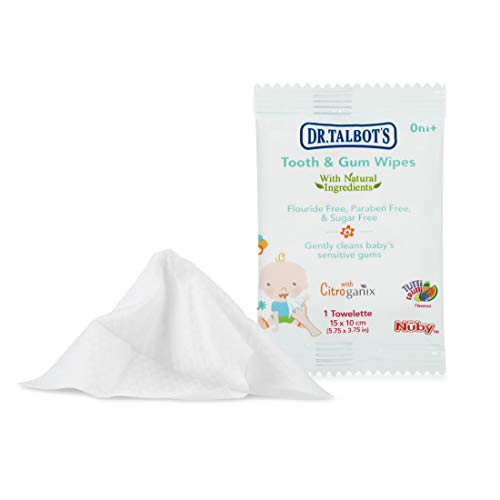Nuby All Natural Baby Tooth and Gum Wipes with Citroganix (36x24) 864 Count Pricepulse