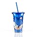 JUST FUNKY The Hedgehog Carnival Cup | 16oz Blue Plastic Travel Container | Featuring a Winking Sonic the Hedgehog | Officially Licensed