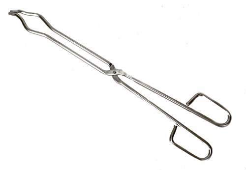 16" Flask Ceramic Crucible Bent Beaker Tongs Melting Casting Gold Silver Copper