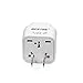 BESTEK Japan Travel Plug Adapter, Grounded Universal Type A Plug Adapter JP to US Adapter - Ultra Compact for US, Japan, China Phones, Laptops, Camera Chargers and More, 3 Pack