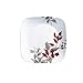 Corelle Boutique Square Kyoto Leaves 16-Piece Dinnerware Set, Service for 4