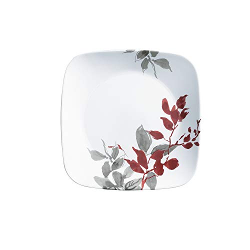 Corelle Boutique Square Lunch Plate Kyoto Leaves 9in (22.5cm) 6 Pack Pricepulse
