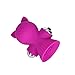 Fucung 1PCS Silicone Viberate Vacuum Breast Sucker, 10 Frequency Masage Toy - Enhance Blood Flow - Poverful adsorption - Leaving Hands Free for Other Action(Hot Pink)