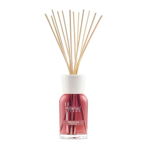 Millefiori Milano Diffuser with Sticks 500 ml Amber & Pink