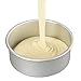 Tosnail 2 Pack 8-Inch Aluminum Round Cake Pan with Removable Bottom
