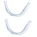 Vovomay 2pc Whitening Teeth Sticky Temporary Smile Comfort Fit Cosmetic Teeth Denture Glue