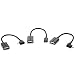 CableCreation Micro USB OTG Cable, 3 Pack Micro USB to USB Female OTG Cable, On The Go Adapter, Assorted by Straight, Left, Right Angle Compatible with Flash Drive Mouse, Keyboard, 6 Inch Black primary