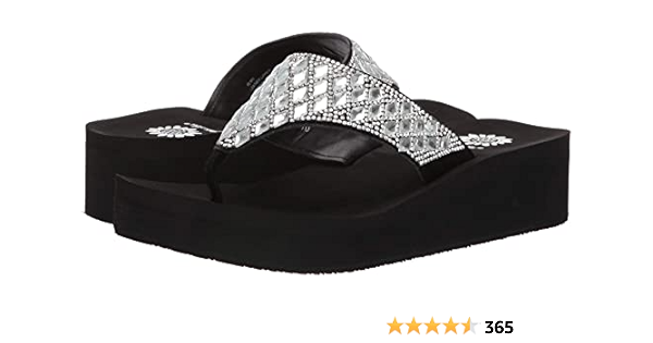 yellow box perri flip flops