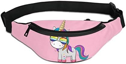 Stylish Waist Fanny Pack Festival Waist Pack Unicorn Travel Hiking Hip Bum Belt Bag for Women Men
