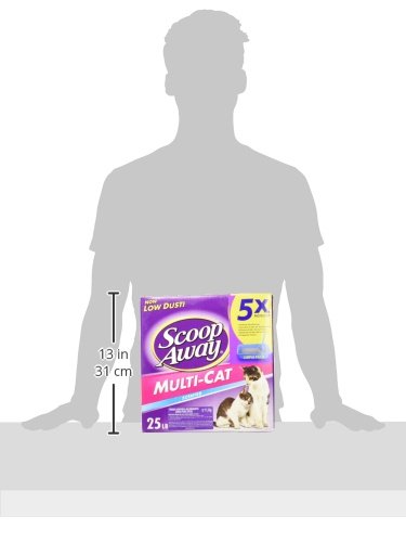 Scoop Away Multi-Cat, Scented Cat Litter, 25 Pounds