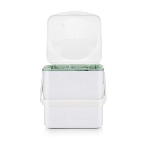 Minky Homecare Food Compost Caddy, White - Thumbnail 6