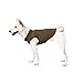 Gooby - Fleece Vest, Small Dog Pullover Fleece Jacket with Leash Ring, Brown, Medium