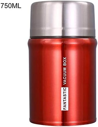 Braised Beaker Insulated Stainless Steel Food Jar Double Wall Smolder Food Porridge Thermos Vacuum Pot 750ML /1000ML
