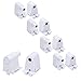 JOMITOP 5 Pairs Tombstone Base Holder Socket Connector with T8 Single Pin FA8 8ft LED Bulb Light Replacement Fluorescent Plunger